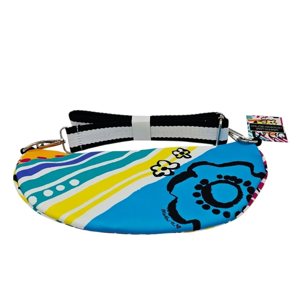 NWT Brighton Graffiti Love Crossbody Belt Bag